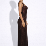 Elara | Vestido Maxi buddel check nog