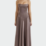Vítězslava – Vestido de Satim Feminino