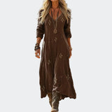 Bea - Vestido Vintage Manga Comprida