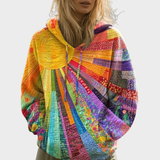 Luana | Hoodie Colorido com Almofadado para uma Primavera Brilhante