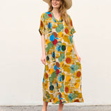 Robe Descontraída com Bolsos – Ornella Caftan™