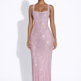 Elara | Vestido Maxi buddel check nog