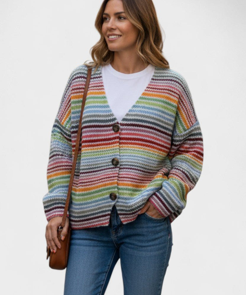 Fran™ | Cardigan leve com botões