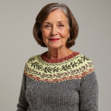 Frances | Sweater Vintage Islandês de Malha