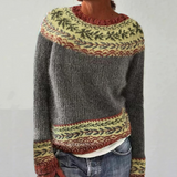 Frances | Sweater Vintage Islandês de Malha