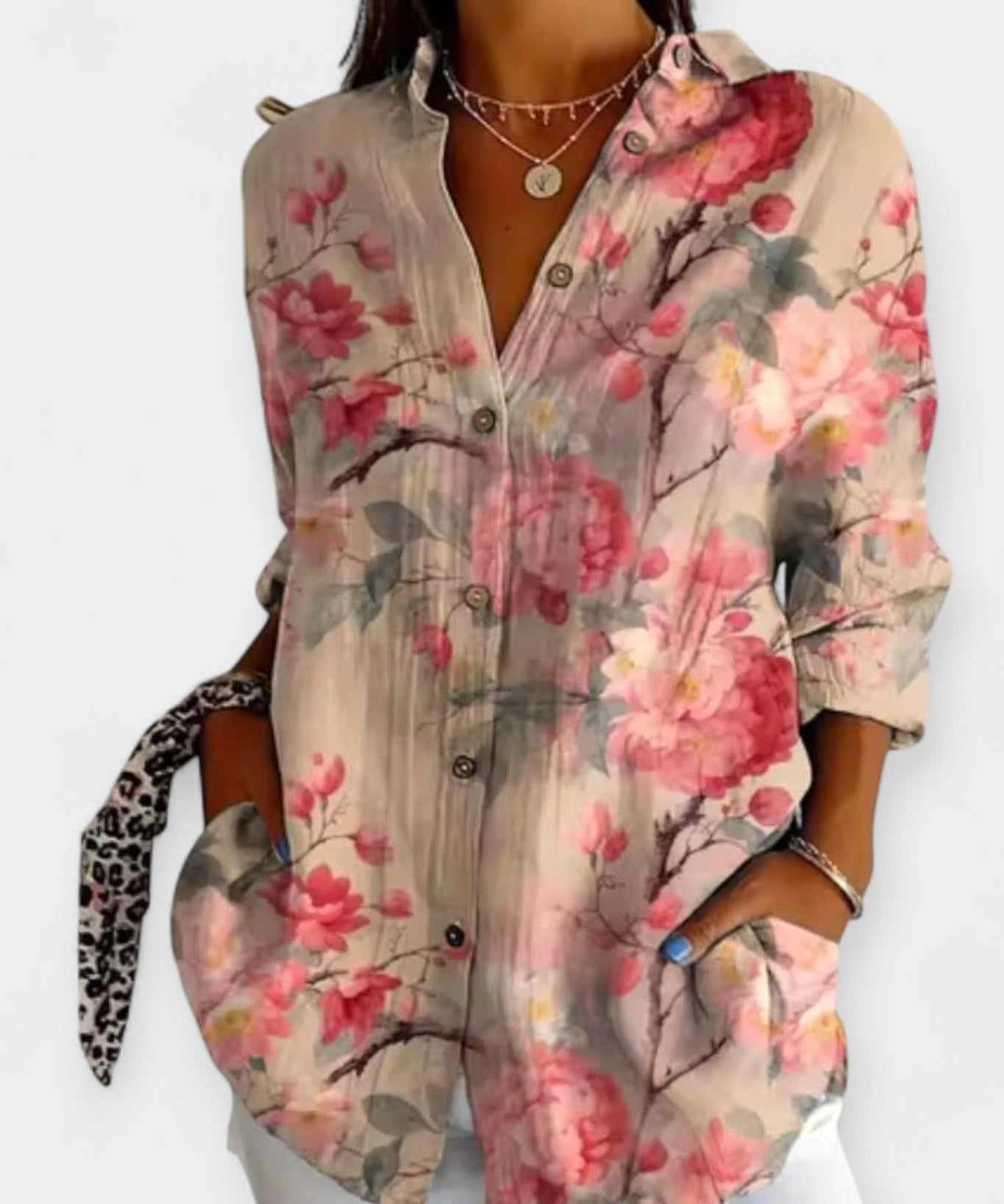 Frida | Camisa com Estampa Floral