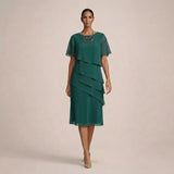 MARA | Vestido Elegante com Rendas e Conforto Lisonjeiro