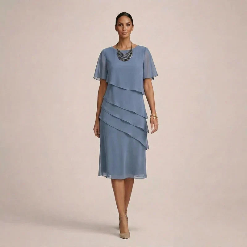 MARA | Vestido Elegante com Rendas e Conforto Lisonjeiro