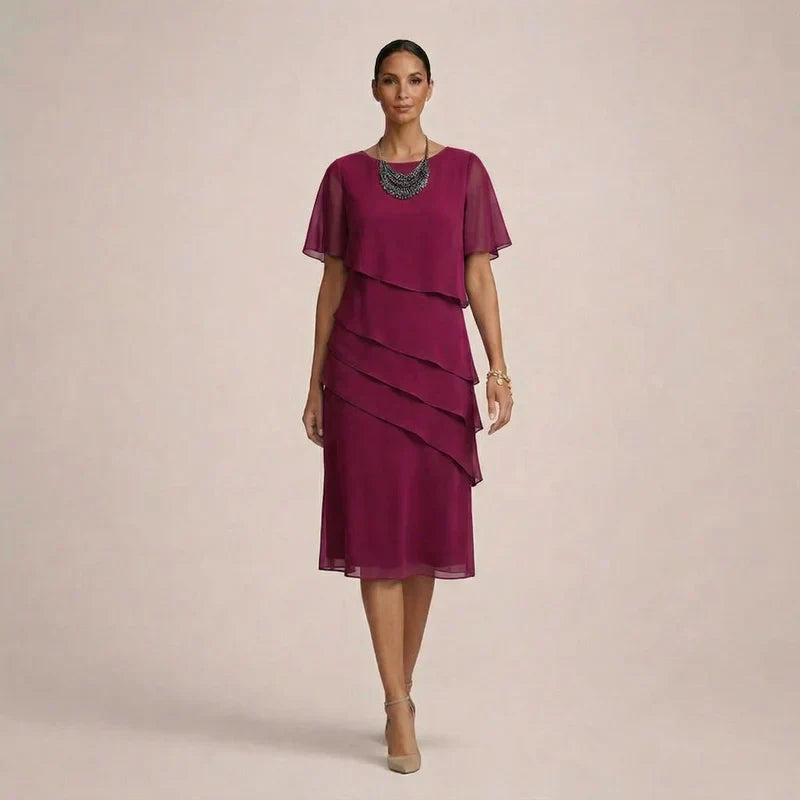 MARA | Vestido Elegante com Rendas e Conforto Lisonjeiro