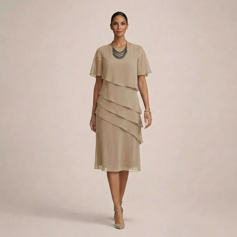 MARA | Vestido Elegante com Rendas e Conforto Lisonjeiro