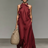 Margarida - Vestido Maxi Sem Mangas em Linho