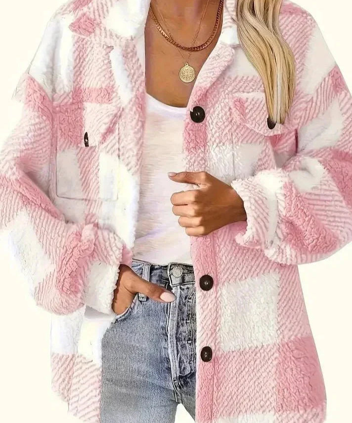 Gitte | Casaco de fleece estiloso