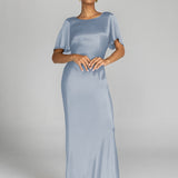 Vestido Golden Hour - Azul Gelo