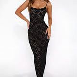 Celeste | Vestido Maxi de Renda