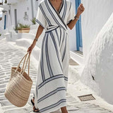 Em Grécia™ Vestido de Verão