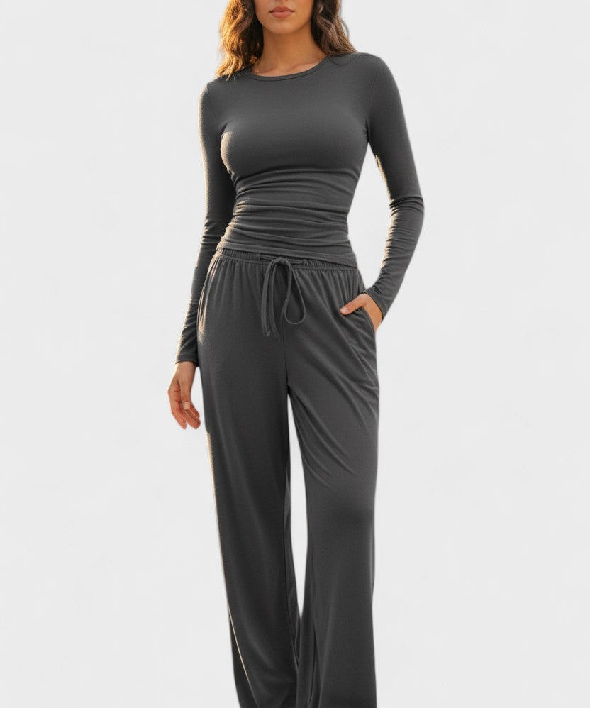 Jana™ | Conjunto solto com mangas longas