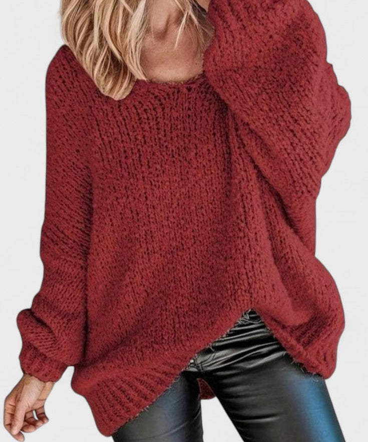 Katrine™ | Pullover leve com gola redonda