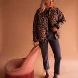 Leona | Casaco Bomber de Leopardo