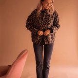 Leona | Casaco Bomber de Leopardo