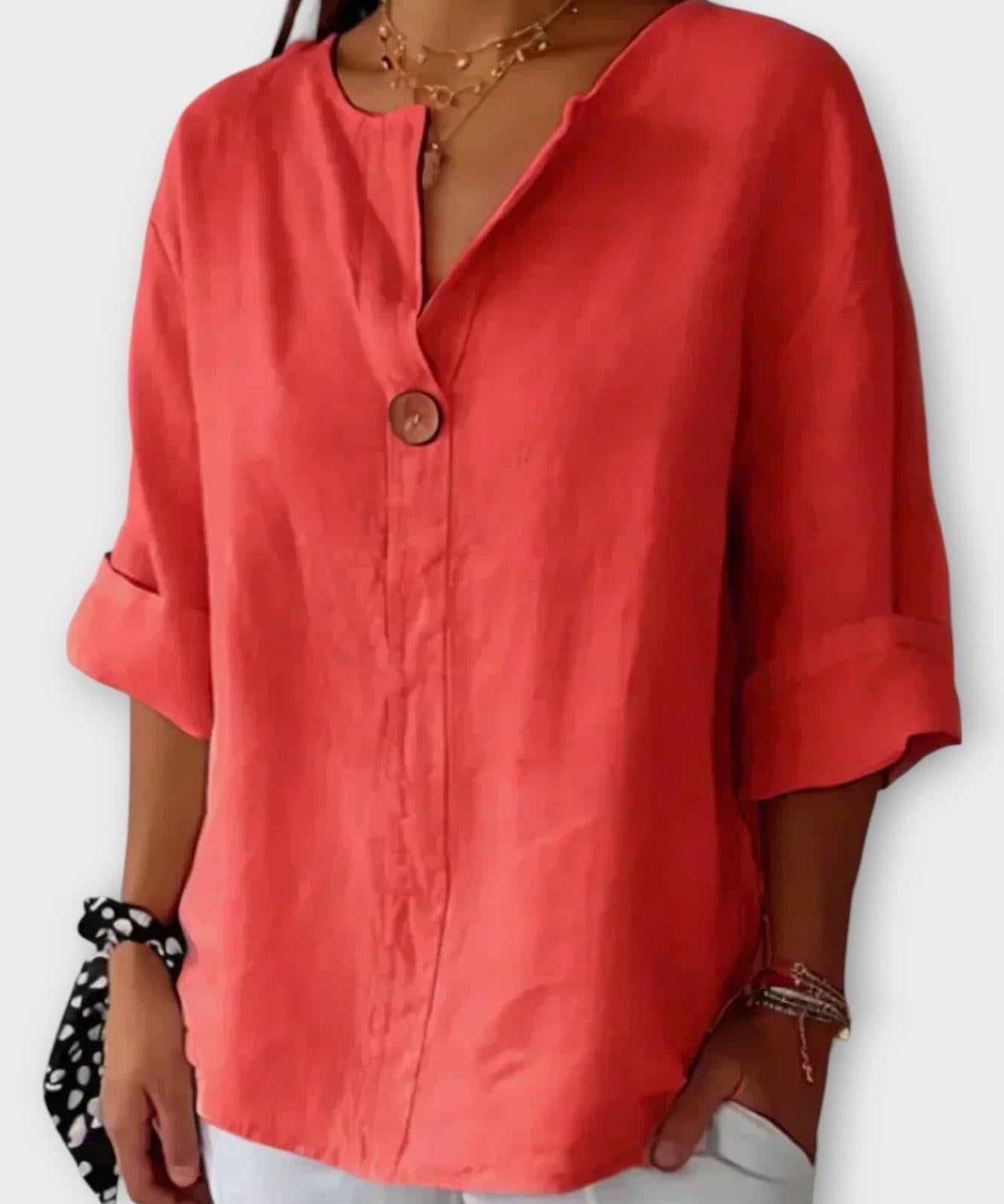Marie | Camisa de gola em V