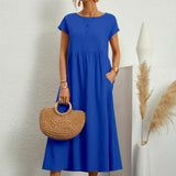 HEIKE | VESTIDO MIDI FLUIDO DE ELEGÂNCIA ATEMPORAL