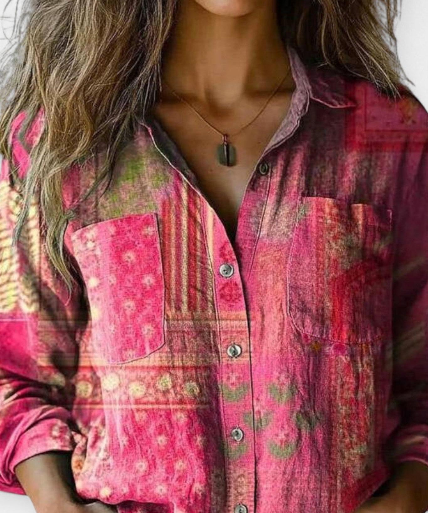 Mille | Blusa vintage com padrão