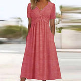 ISADORA | VESTIDO MIDI A-LINHA ELEGANTE