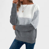 Camille | Pullover de Malha em Blocos de Cor
