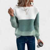 Camille | Pullover de Malha em Blocos de Cor
