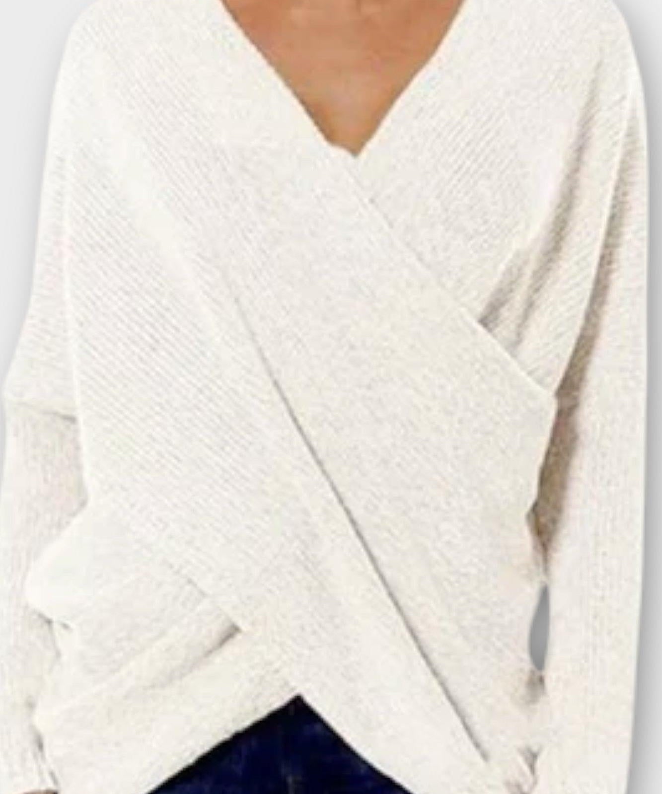 Olivia | Pullover de decote em V