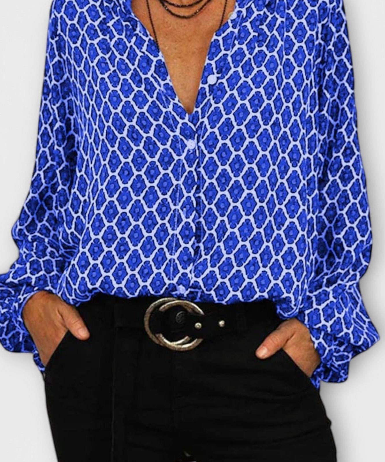 Pernille | Camisa de gola em V
