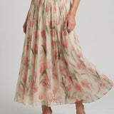 Aurelle | Vestido Midi Floral com Alças