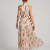 Aurelle | Vestido Midi Floral com Alças