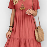 Raquel | Vestido Decote V Floral Verão