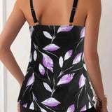 Mariana | Conjunto Tankini Flor da Noite
