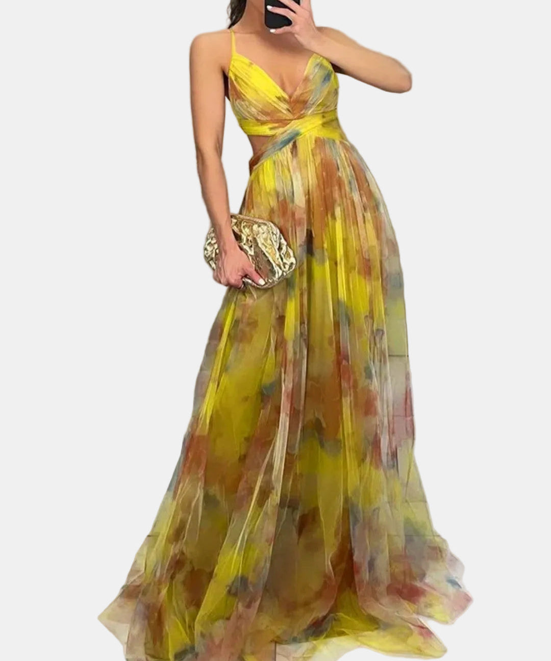 Jasmina - Vestido Chiffon Floral