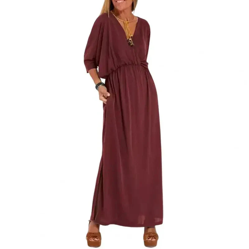 ISABELLA | Vestido longo fluido com estilo único para qualquer ocasião