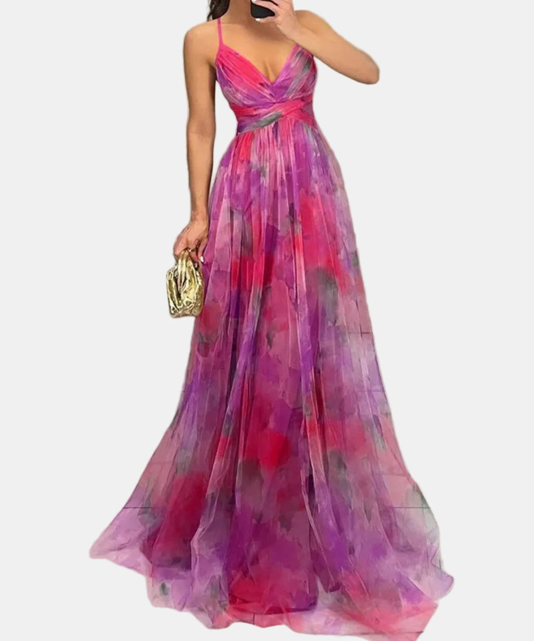 Jasmina - Vestido Chiffon Floral