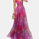 Jasmina - Vestido Chiffon Floral