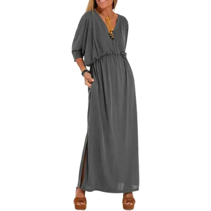 ISABELLA | Vestido longo fluido com estilo único para qualquer ocasião