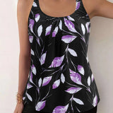 Mariana | Conjunto Tankini Flor da Noite