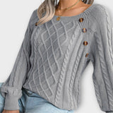 Malia - Pullover Tricotado com Botões
