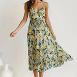 GABRIELLA | Vestido de Verão Impresso com Conforto Fresco e Estilo Solar