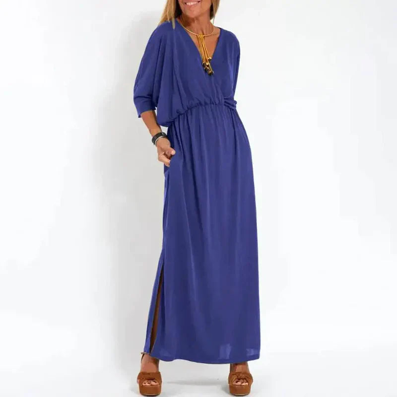 ISABELLA | Vestido longo fluido com estilo único para qualquer ocasião