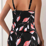 Mariana | Conjunto Tankini Flor da Noite