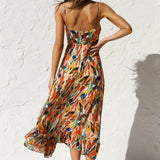 GABRIELLA | Vestido de Verão Impresso com Conforto Fresco e Estilo Solar