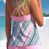 Bianca | Conjunto Tankini Flor Costeira