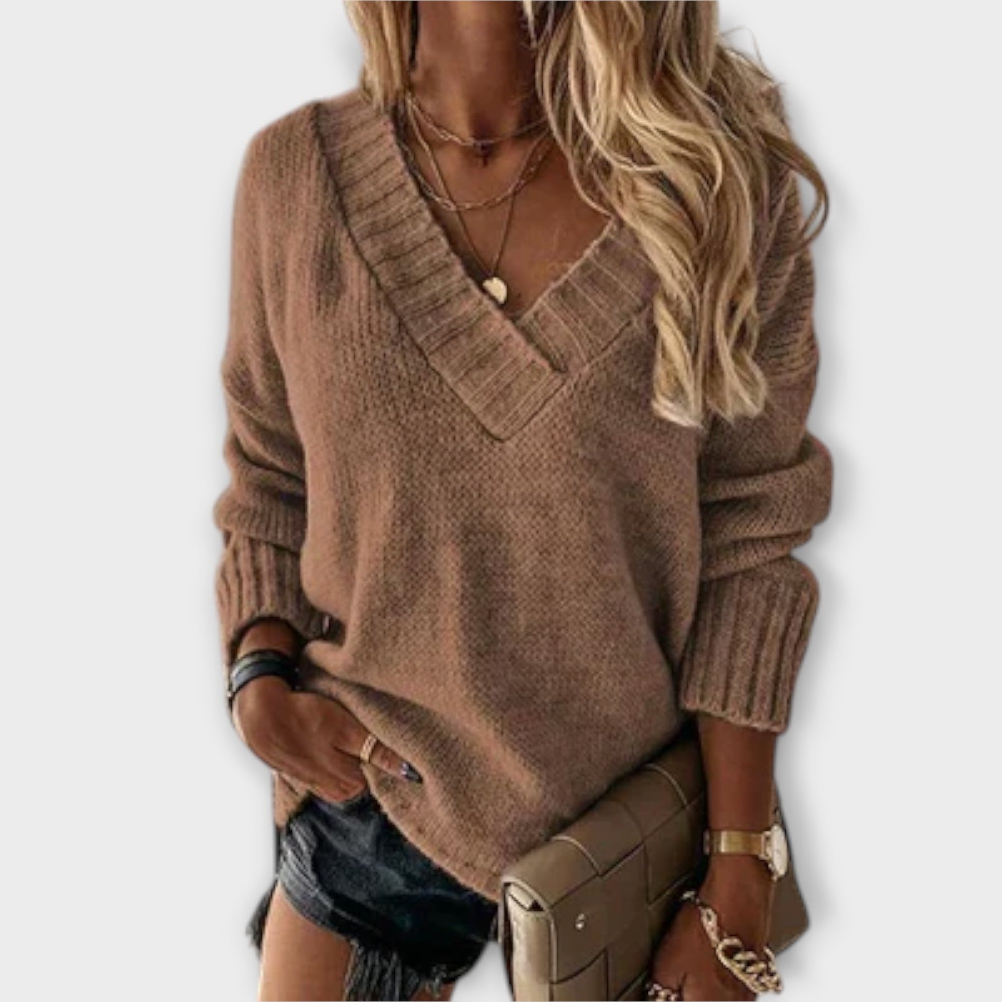Jane - Pullover V-Nec Comfy