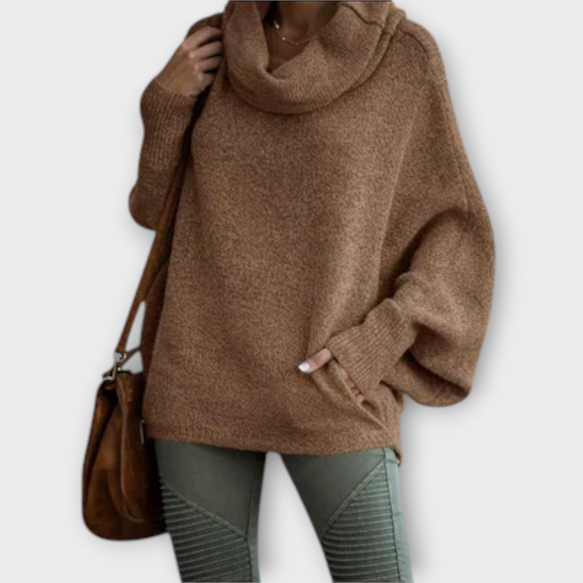 Ulrike - Suéter Elegante Feminino em Design Tartaruga