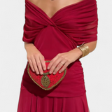 Magda - Vestido longo floral com decote em V